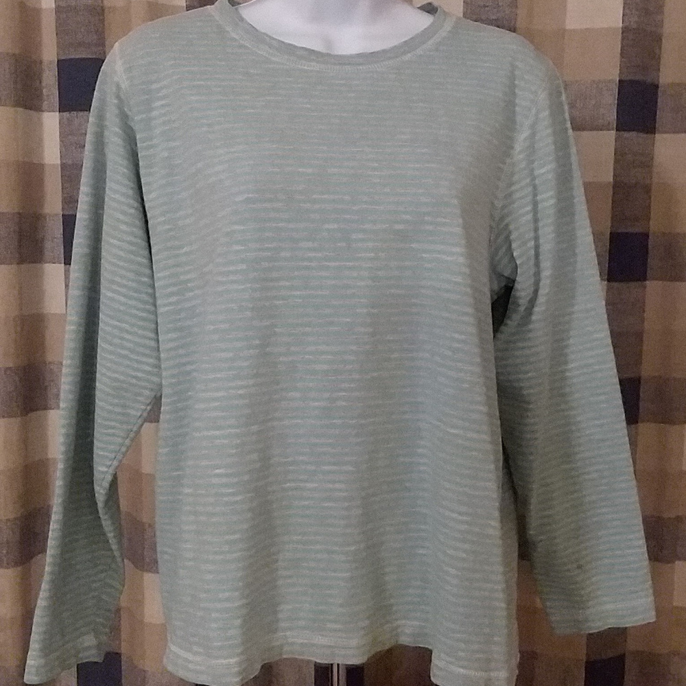 NY & Co. Long Sleeved Striped Blouse - Women's Lg